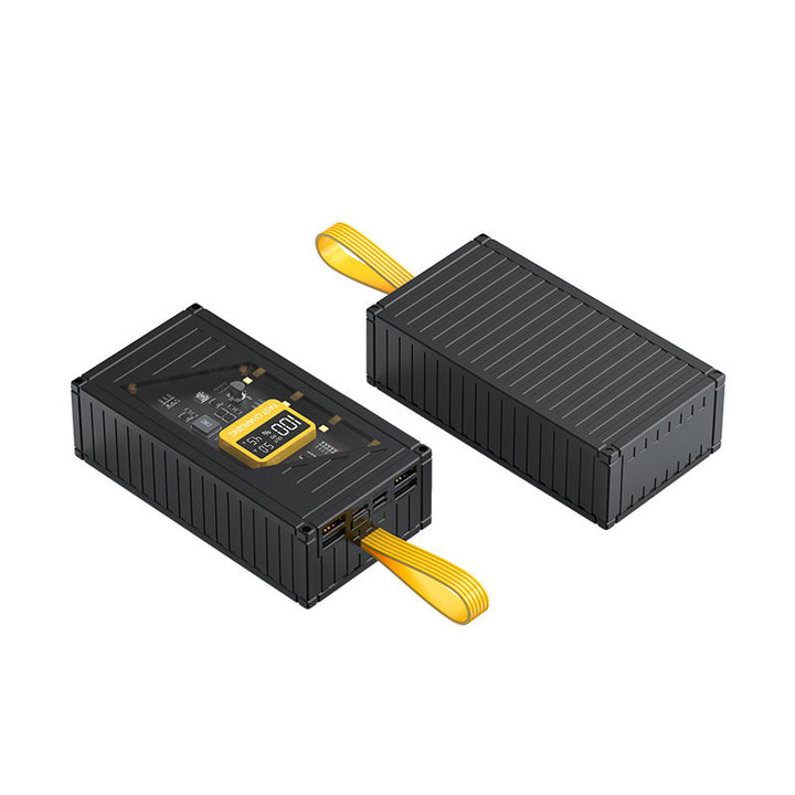 Portable power bank with integrated digital charging status display and fast charging function Bowlift