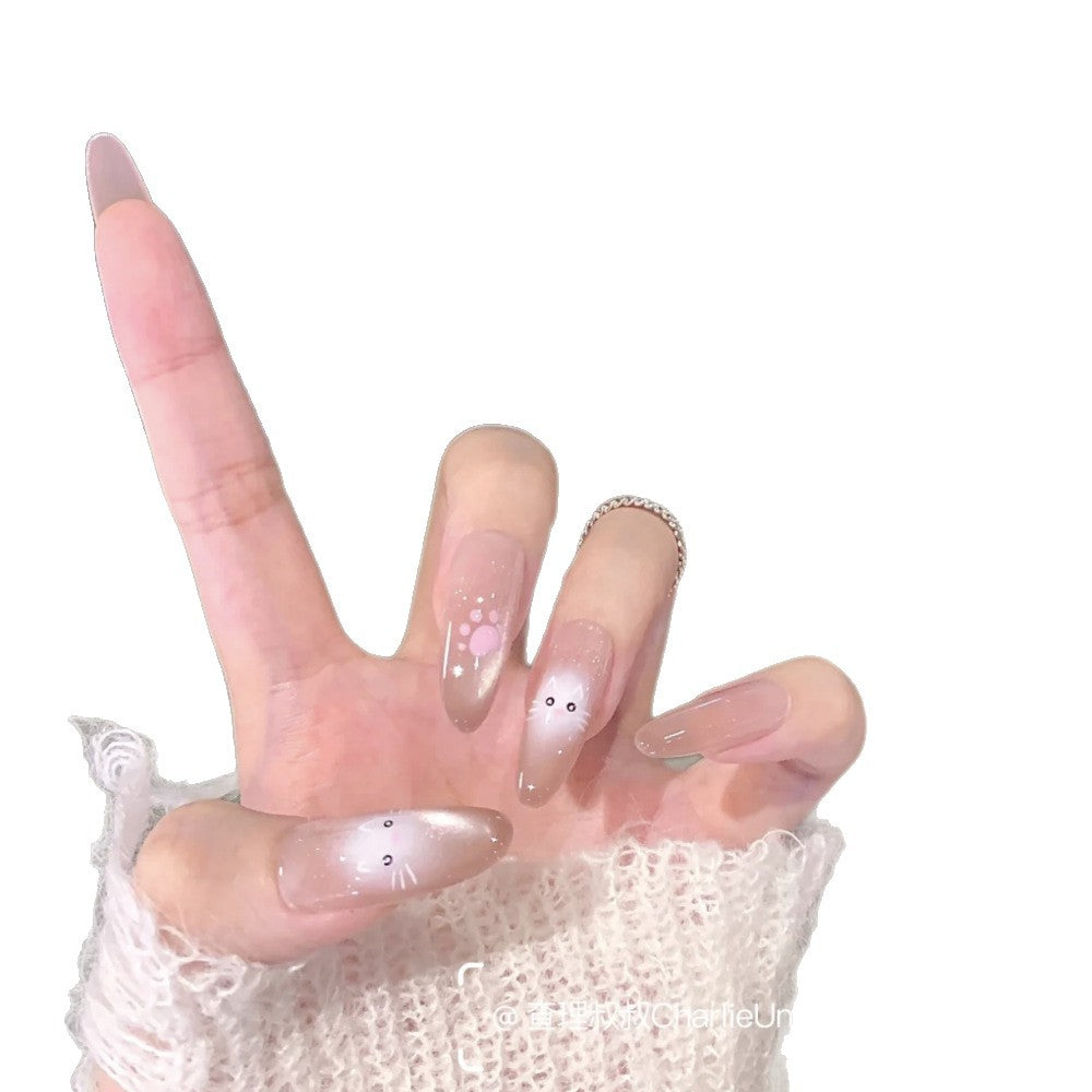 Playful Cartoon-Themed Press-On Nail Art Bowlift