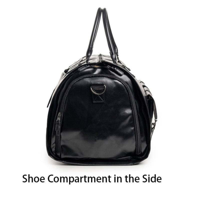 Elegant Travel Bag with Integrated Suit Compartment Bowlift