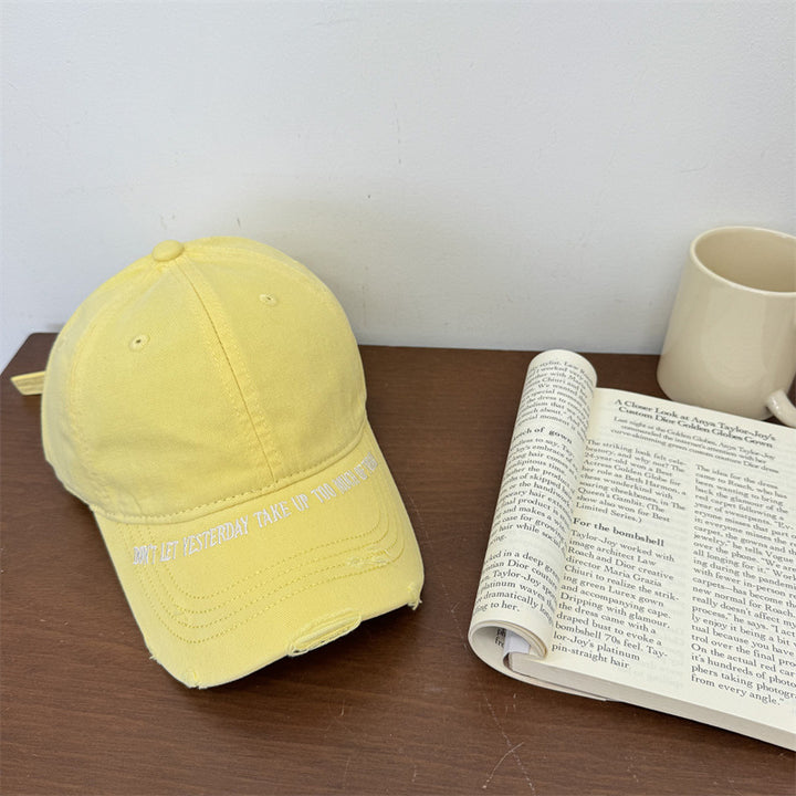 Men's Vintage Distressed Baseball Cap Bowlift