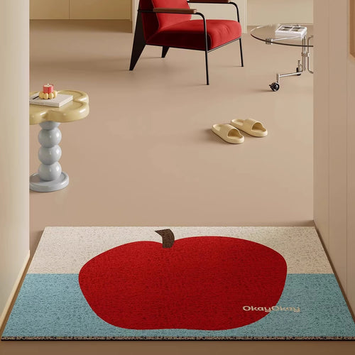 Artistic Fruit Print Floor Mat Bowlift