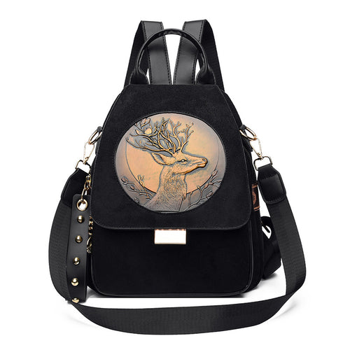 Artistic Embossed Backpack