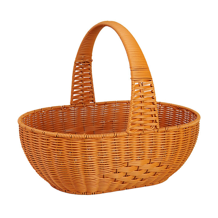Large Woven Garden Picnic Basket Bowlift