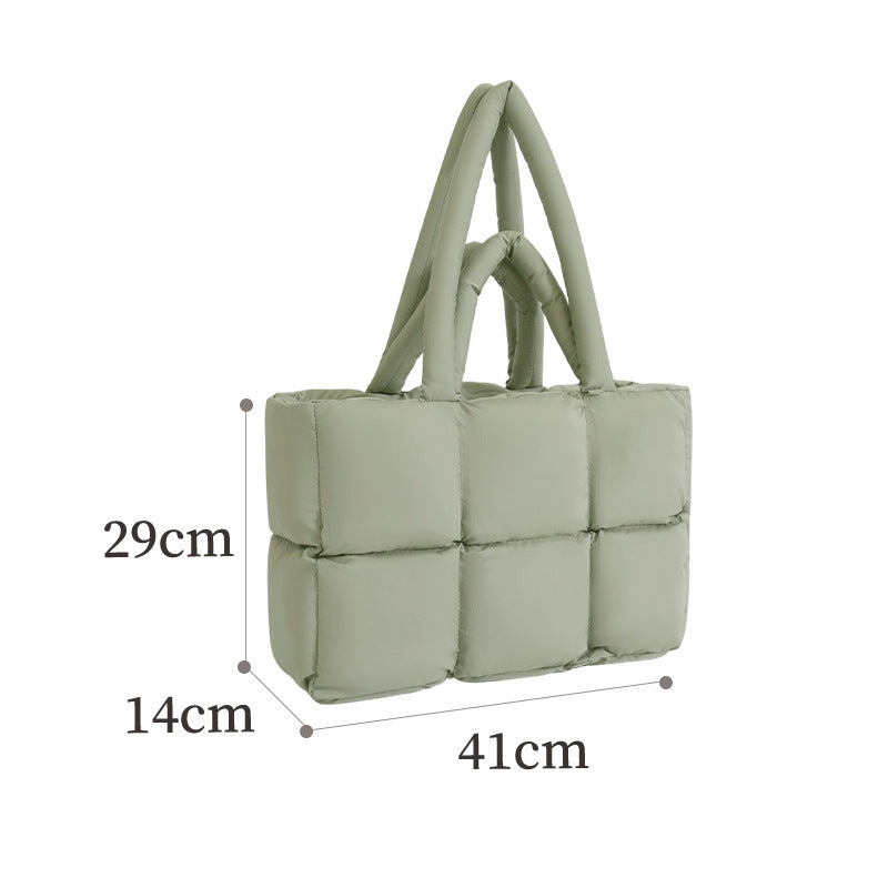 Quilted Puff Tote Bag Bowlift