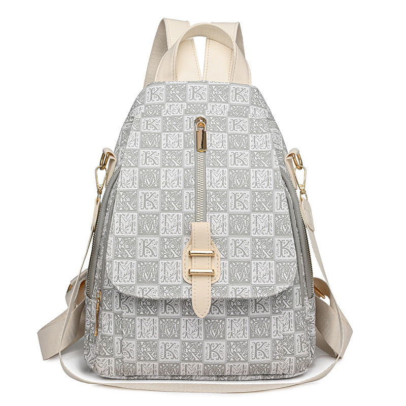 Stylish Geometric Print Rucksack