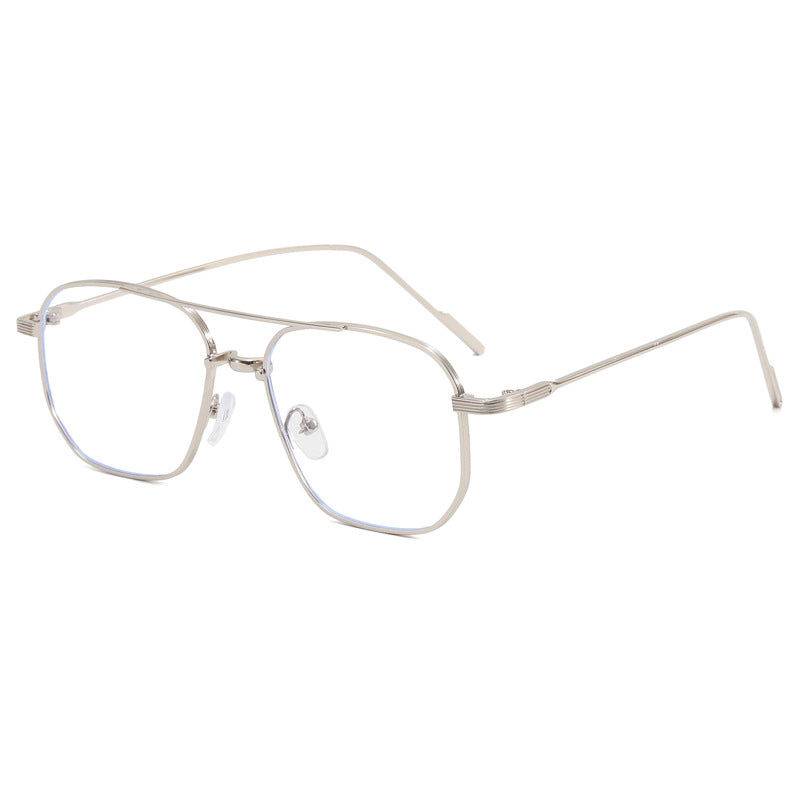 Women's fashionable geometric glasses with elegant metal frame Bowlift