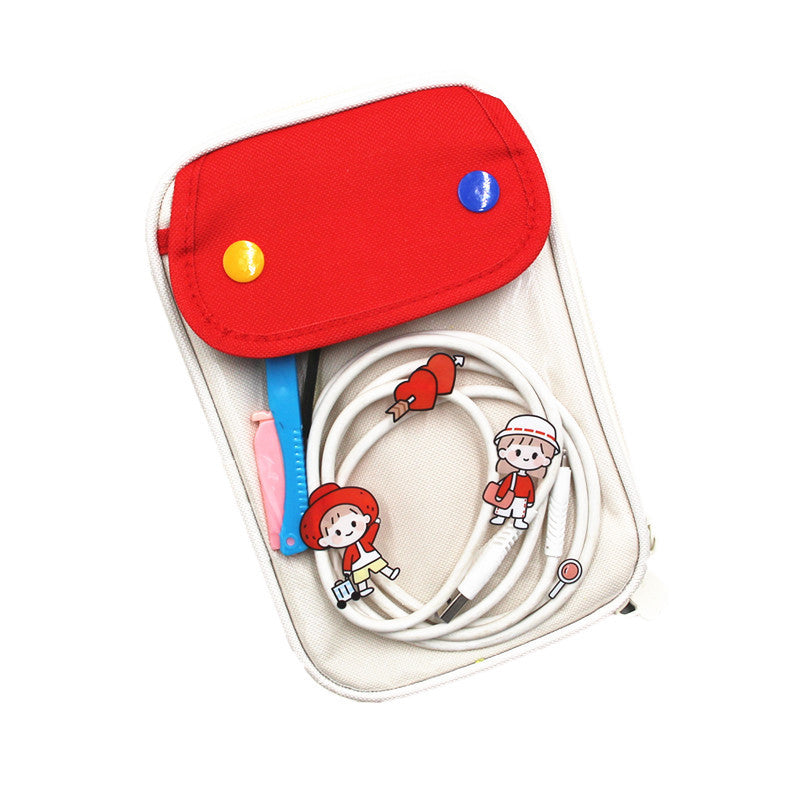 Cute Cartoon-Themed Zippered Pencil Case Bowlift
