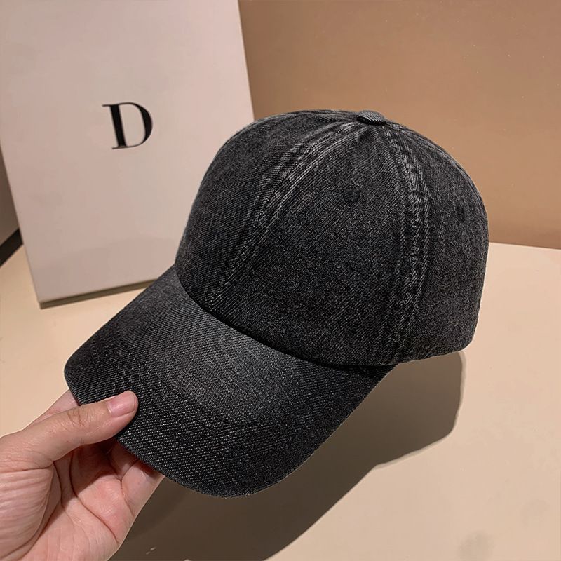 Women's Classic Denim Baseball Cap Bowlift