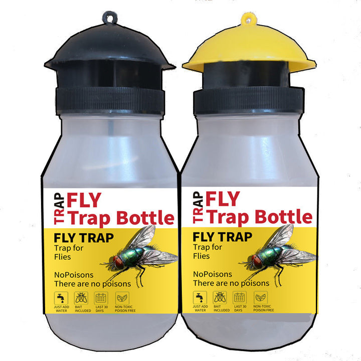 Hanging Non-Toxic Reusable Fly Trap Bottle with Chain and Funnel Lid Bowlift