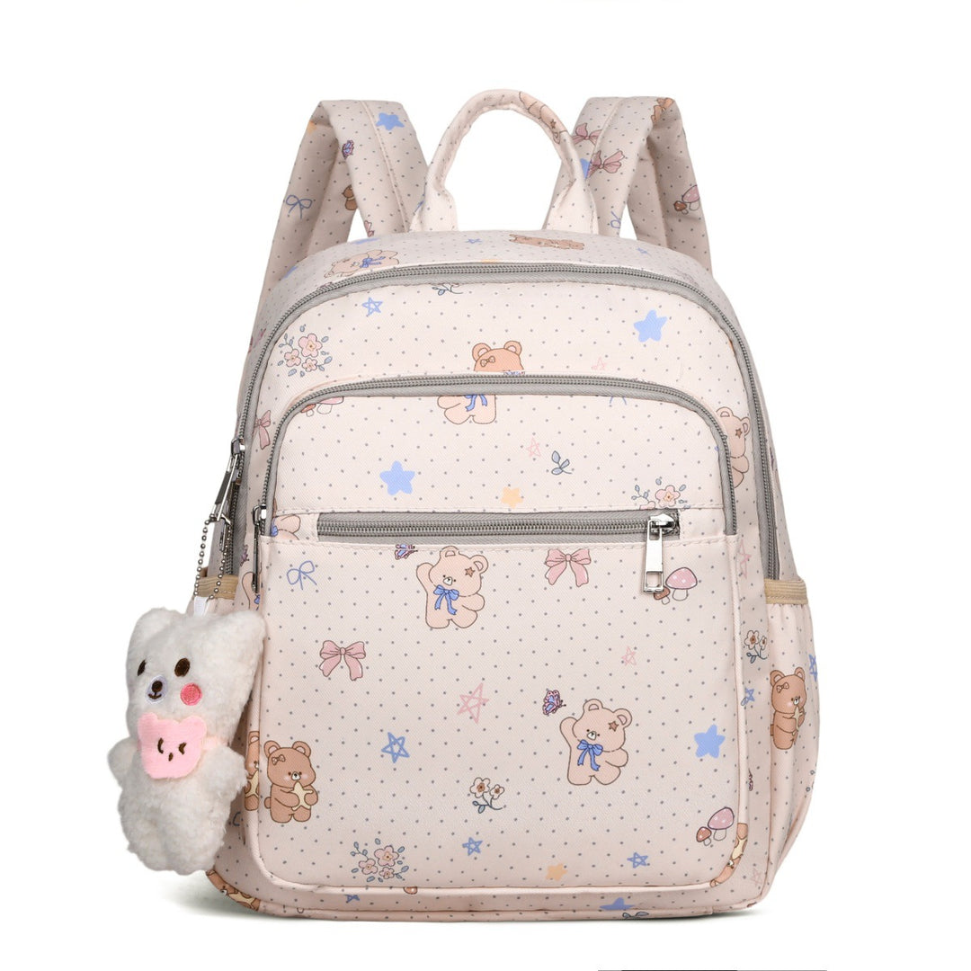 Cute Cartoon-Themed Multi-Pocket Backpack Bowlift