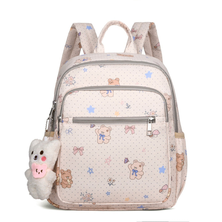 Cute Cartoon-Themed Multi-Pocket Backpack Bowlift