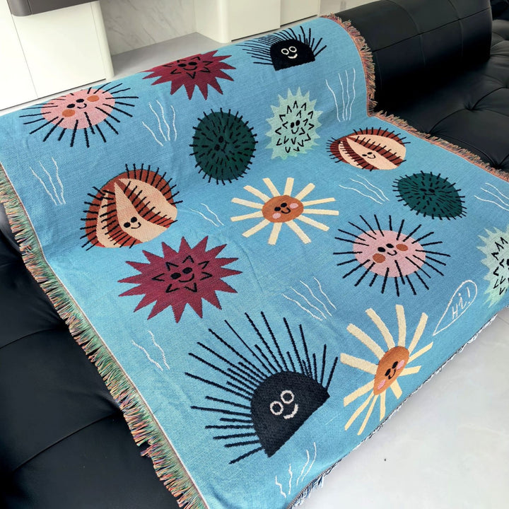 Artistic Jacquard Throw Blanket