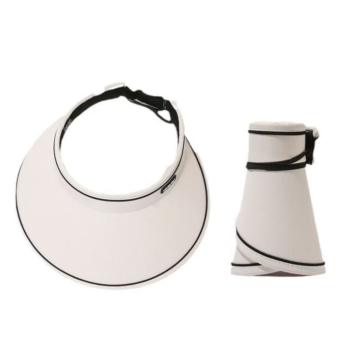 Sport Sun Visor with detachable front fan, adjustable headband and reflective piping Bowlift