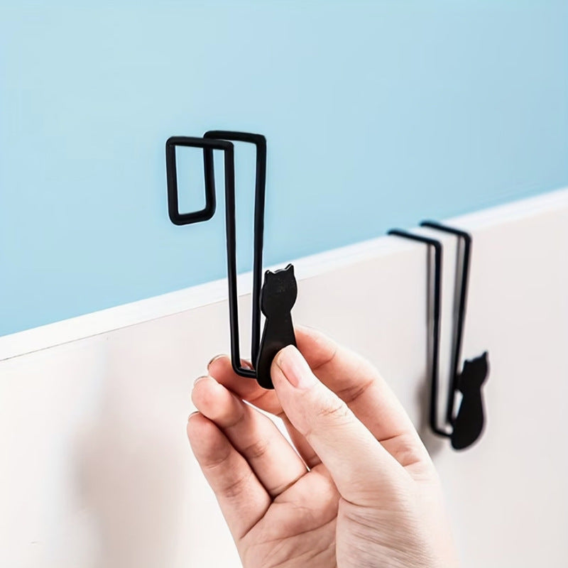 Stylish wall hook with cat motif Bowlift