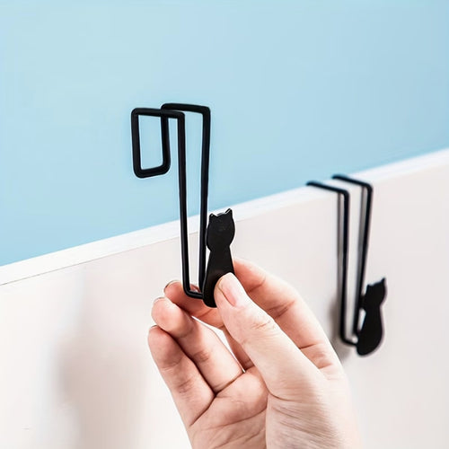 Stylish wall hook with cat motif Bowlift