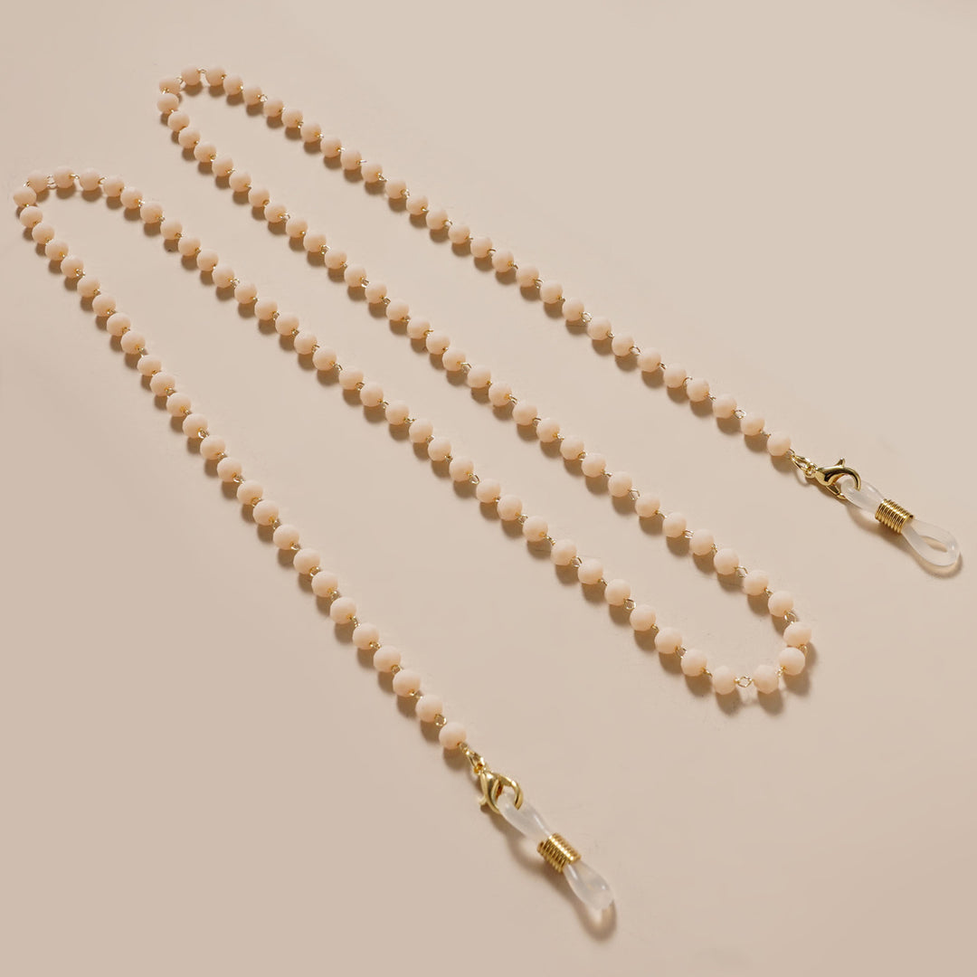 Elegant Beaded Eyewear Chain Bowlift