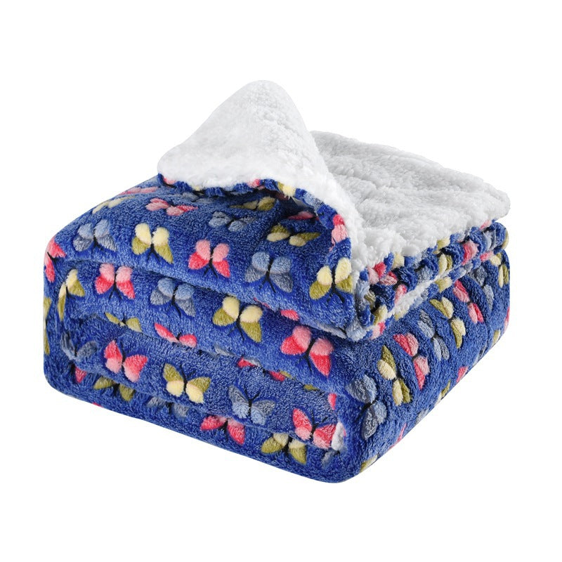 Women's Fleece Blanket with Reversible Design Bowlift