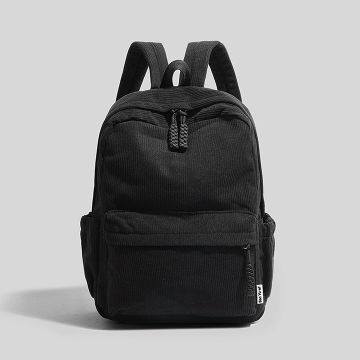Compact Textured School Backpack Bowlift