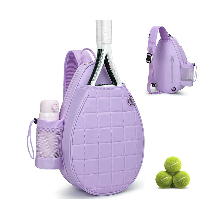 Quilted Tennis Backpack Bowlift