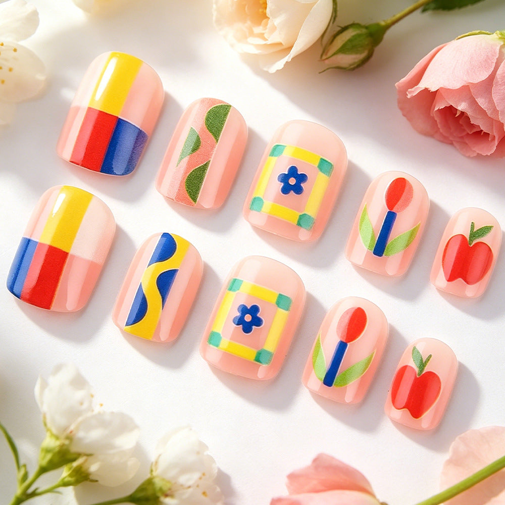 Artistic Floral Nail Art Set Bowlift 1787543173