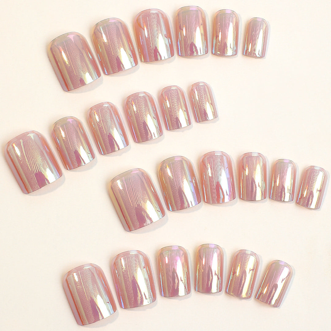 Acrylic nail set with luxurious crystal accents Bowlift