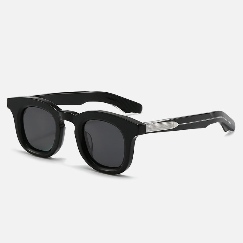 Women's trendy oversized sunglasses with transparent frame and polarized lenses Bowlift