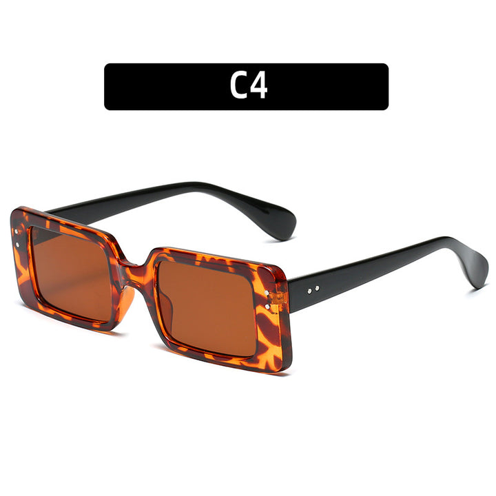 Bold Geometric Frame Sunglasses  1787664311