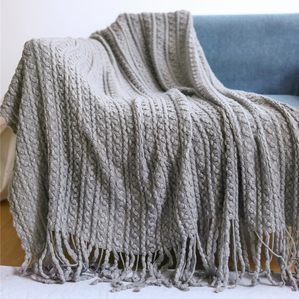 Textured Knit Scarf