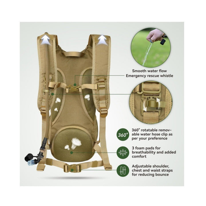 Tactical Rucksack with Hydration System Bowlift