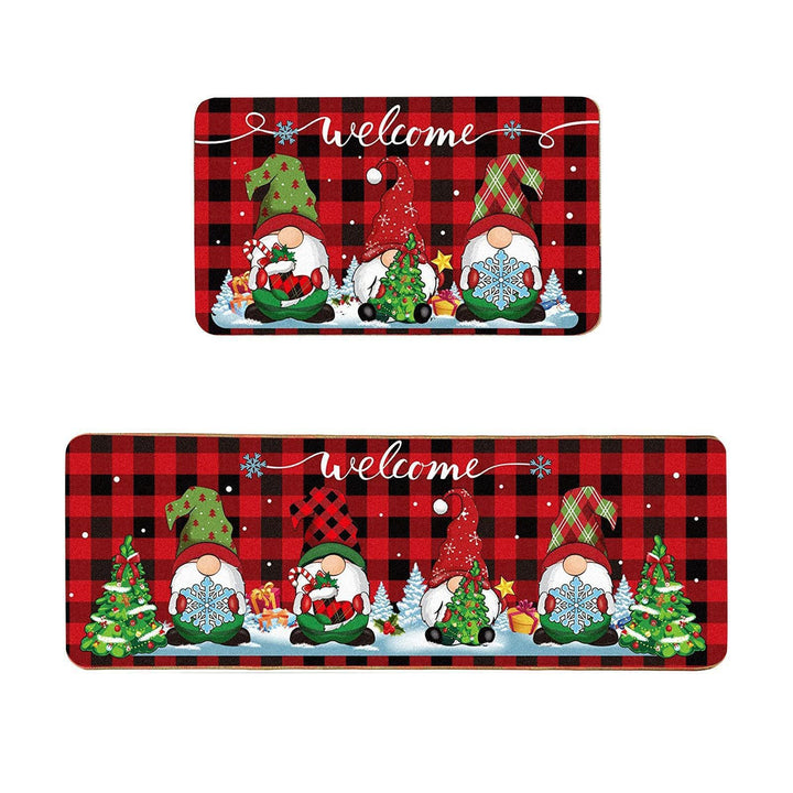 Festive Welcome Door Mat Bowlift