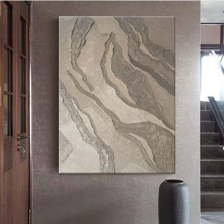 Contemporary Textured Abstract Wall Decor