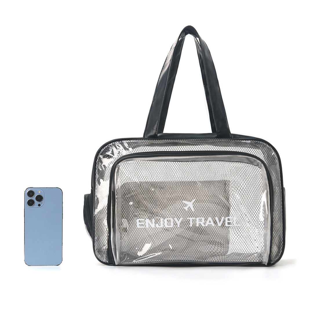 Transparent Travel Bag with Versatile Compartments Bowlift