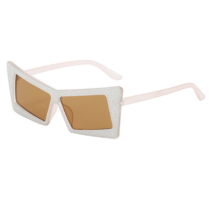 Women's geometric sunglasses with sparkling elements Bowlift