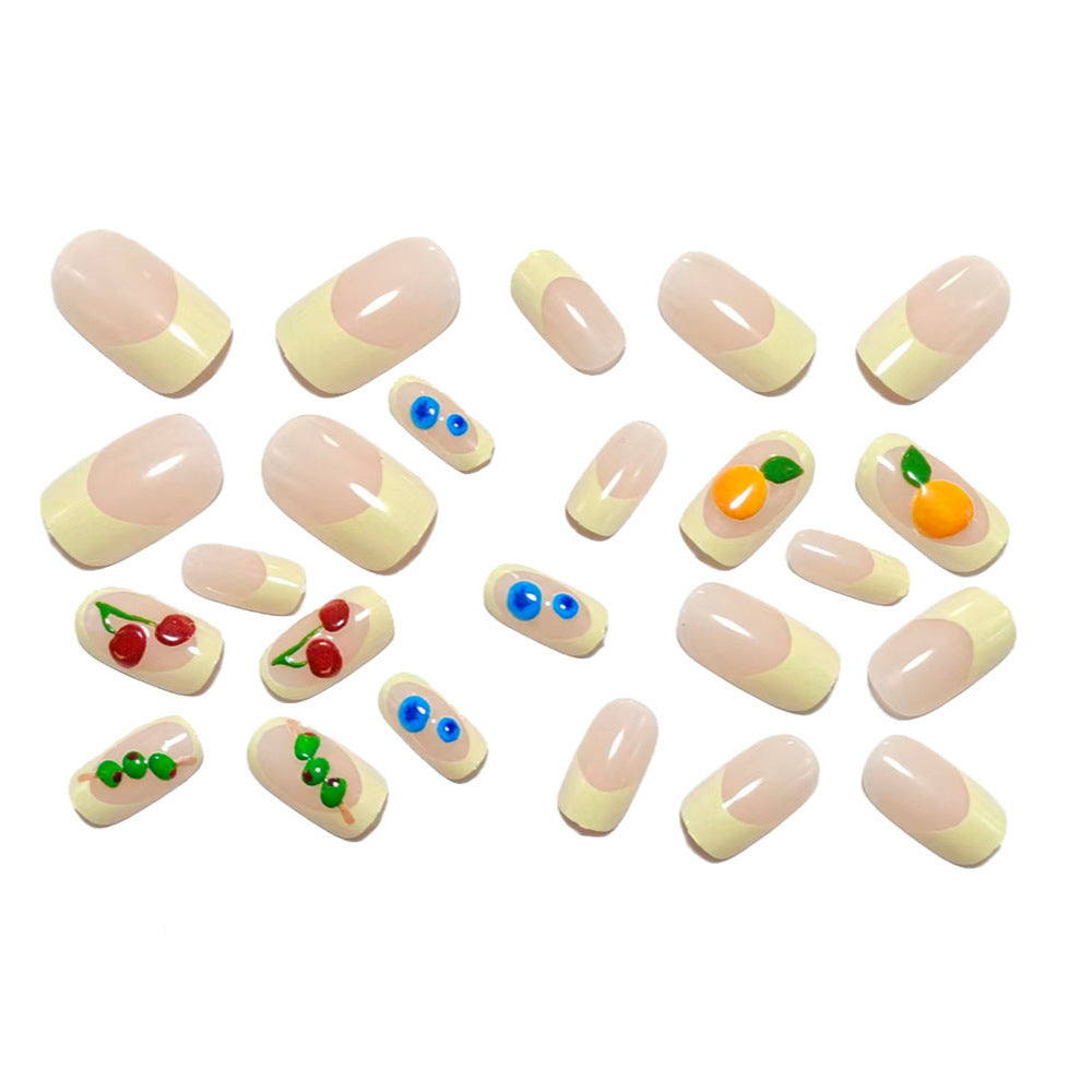 Artificial Nail Art with Fruit Motifs Bowlift