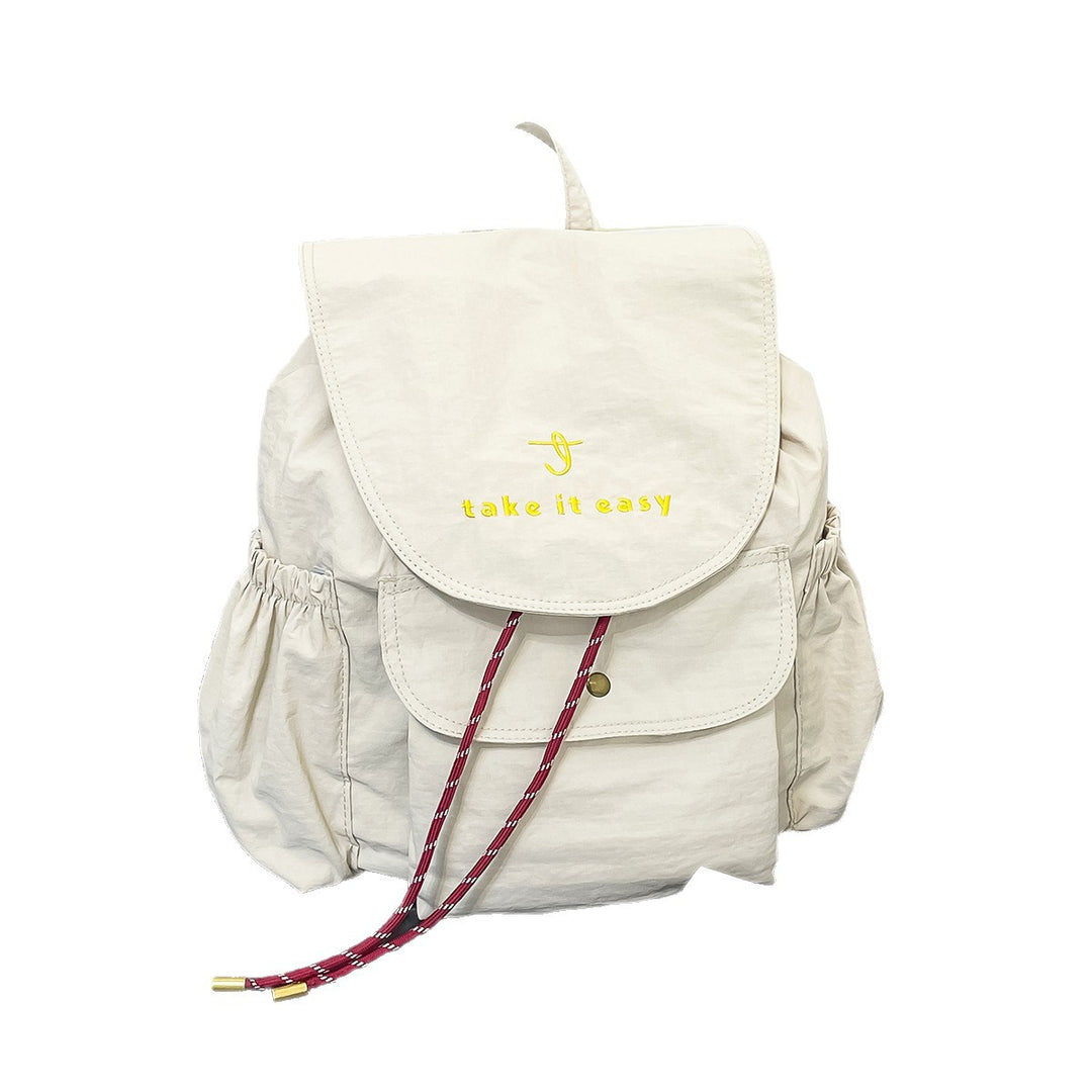 Casual Drawstring Closure Backpack Bowlift