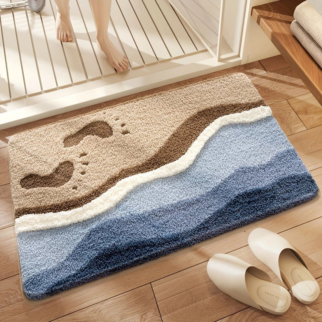 Artistic Landscape Bath Mat