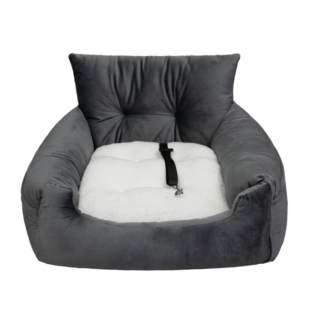 Plush Enhanced Orthopedic  Lounger  Dog Bed