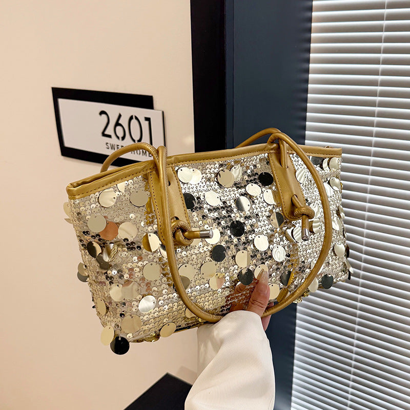 WoSparkling Sequin Handbag Bowlift