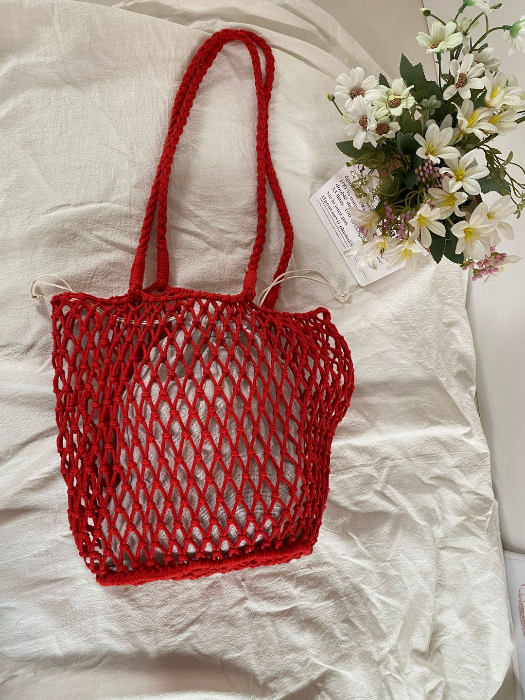 Hand-knotted shopping bag Bowlift