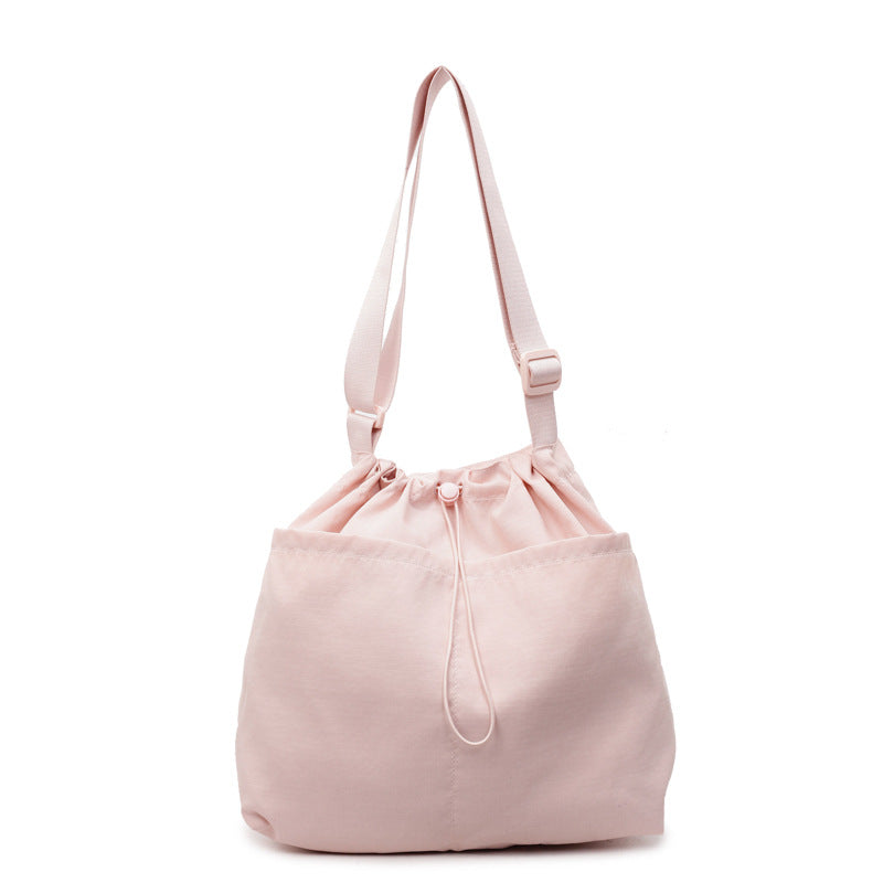 Adjustable Drawstring Shoulder Bag Bowlift