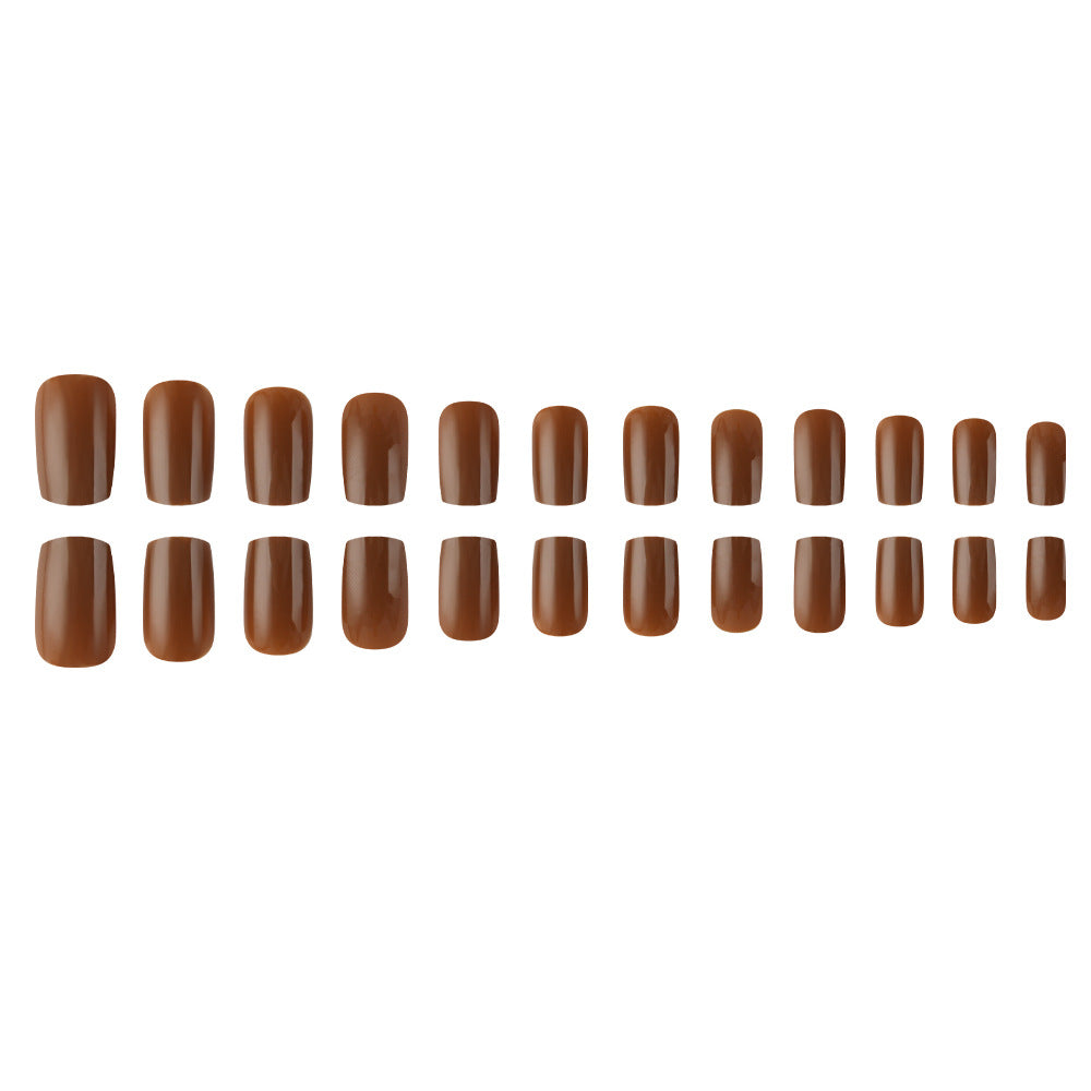 Glossy Square Tip Press-On Nails Bowlift