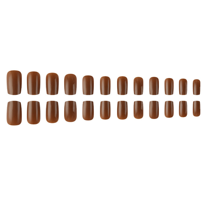 Glossy Square Tip Press-On Nails Bowlift
