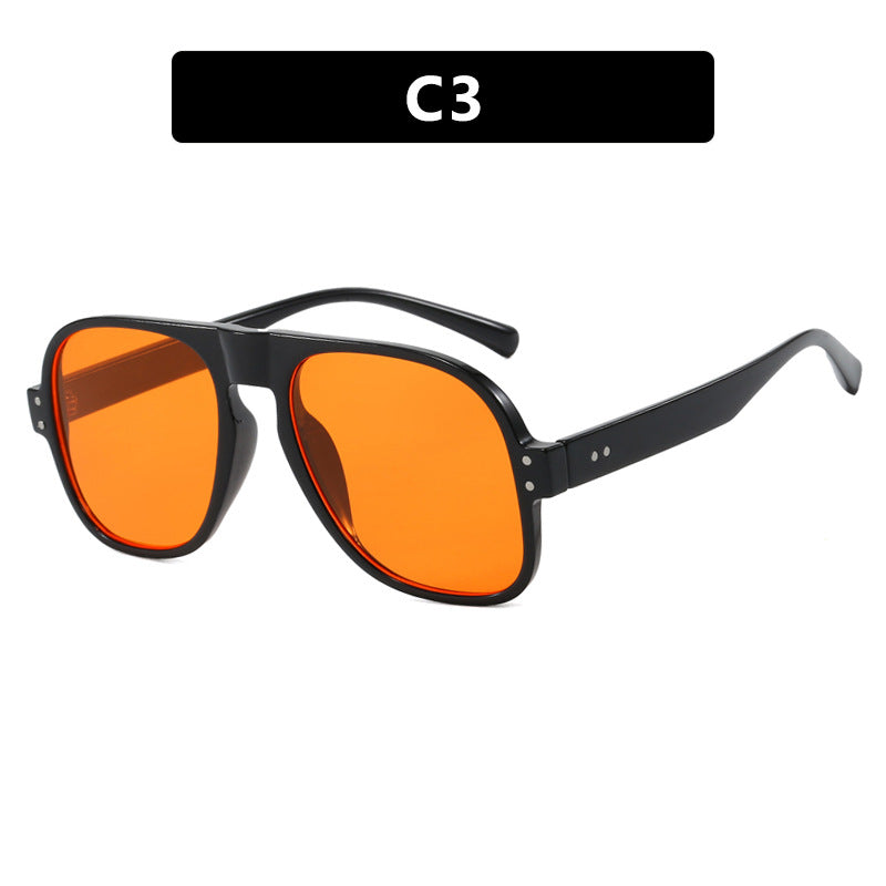 Women's fashionable square sunglasses with sturdy UV protection Bowlift