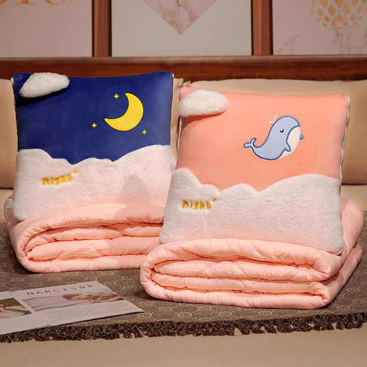 Plush Cushion Set with Cactus Design Bowlift