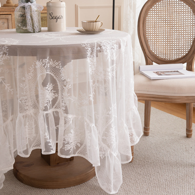 Lace Embroidered Tablecloth