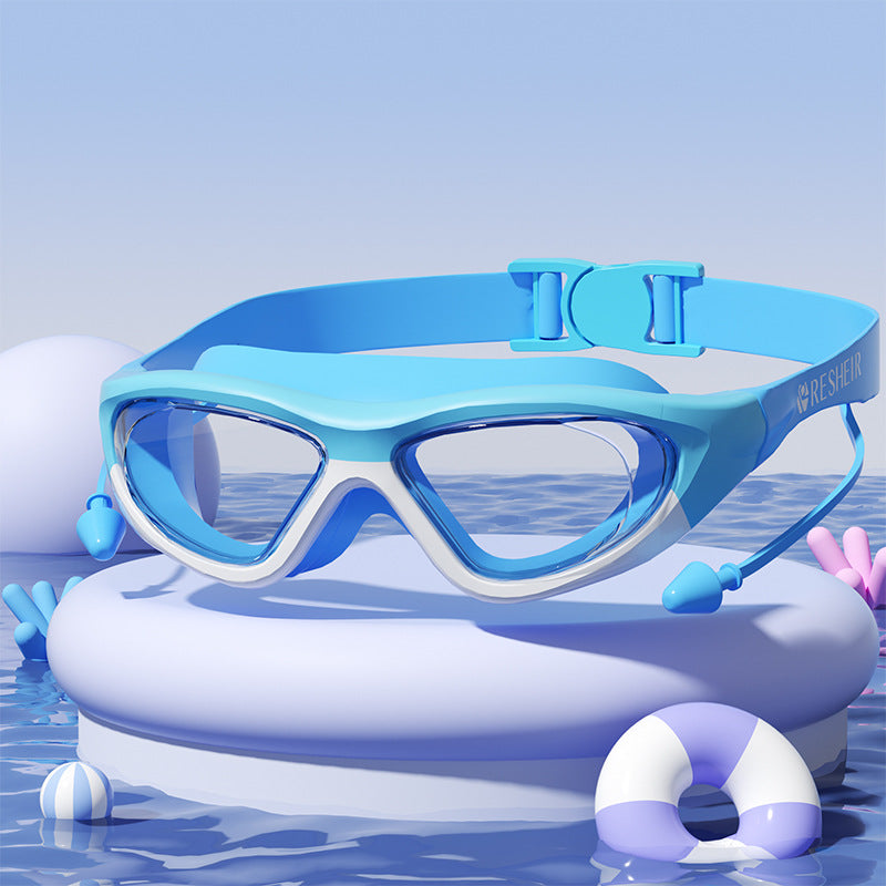 Anti-Fog Swim Goggles with UV Protection Bowlift
