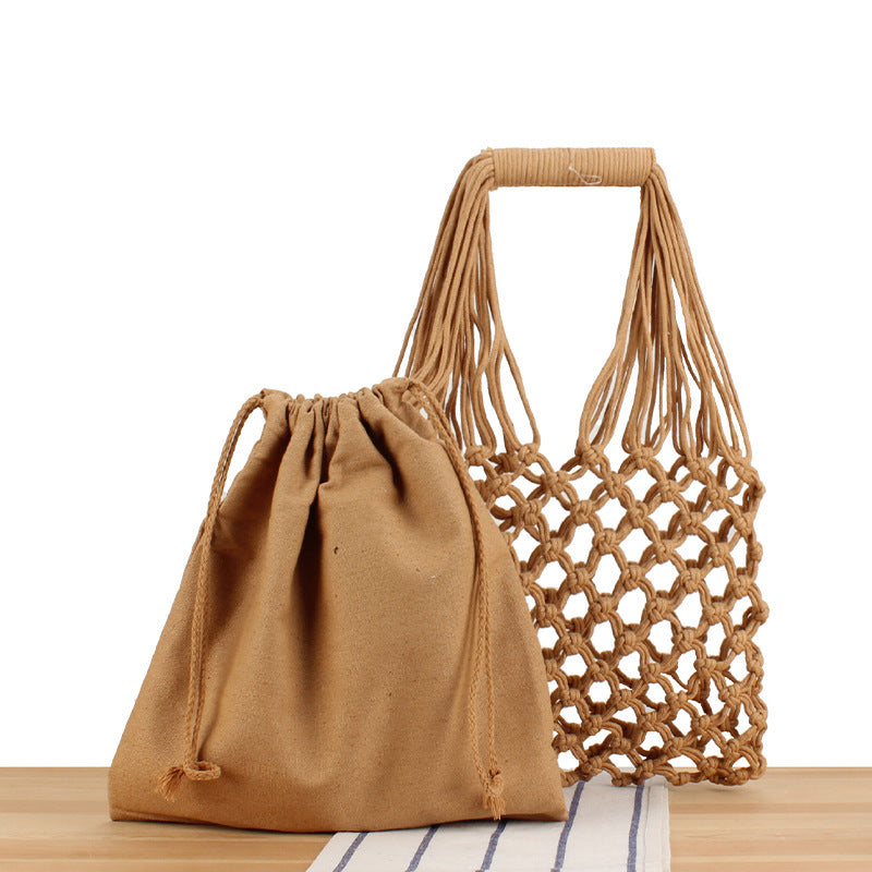 Foldable shopping bag with practical inner pouch Bowlift