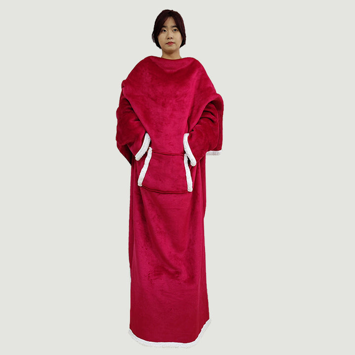 Ladies Cozy Oversized Poncho Blanket Bowlift