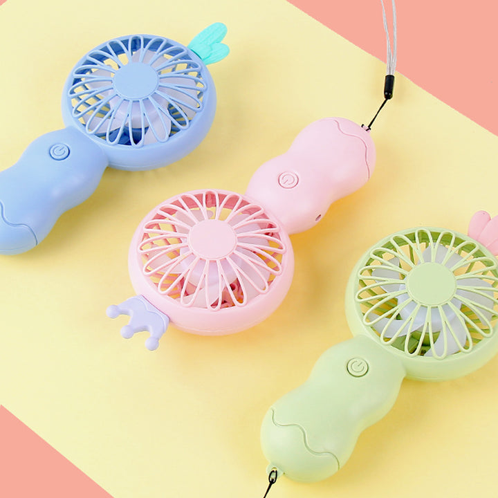 Mini Portable Animal-Themed Handheld Cooling Fan Bowlift