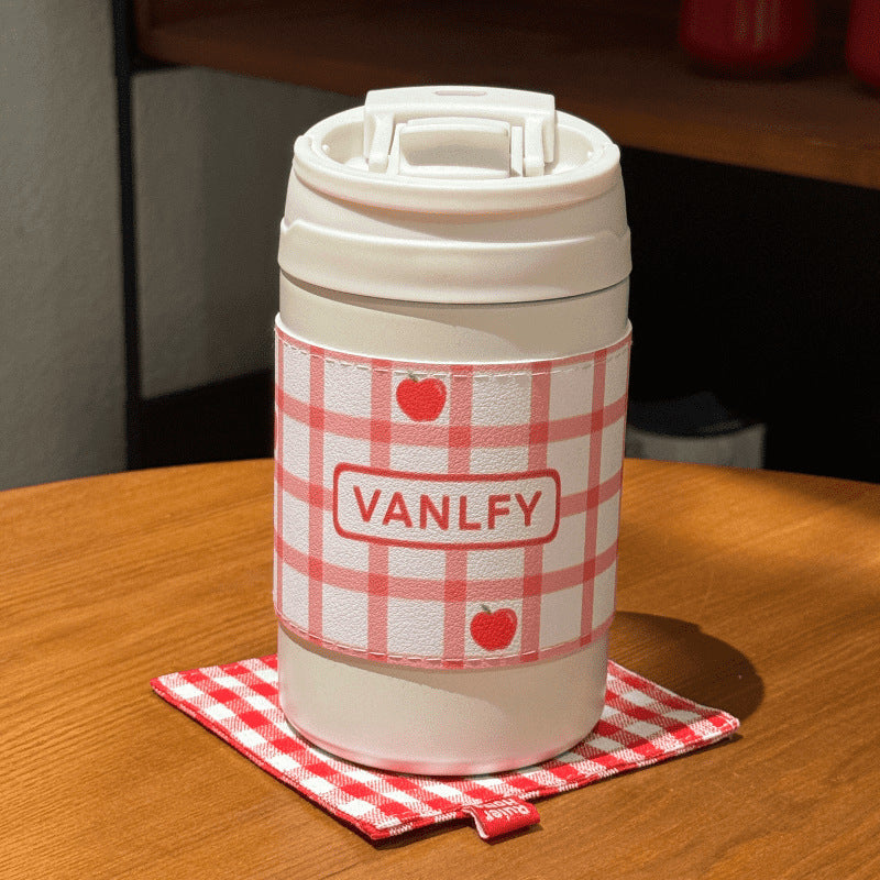 Women's Insulated Drinking Cup with Playful Animal Design Bowlift